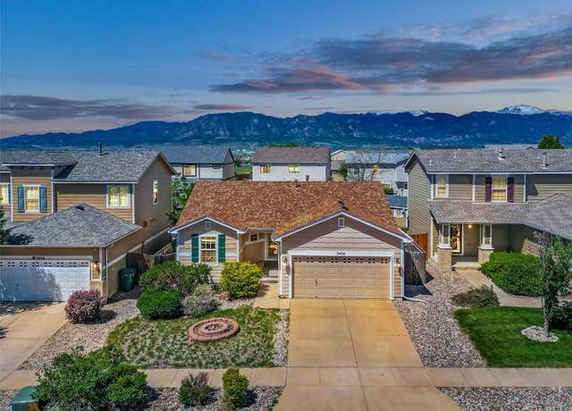 Property at 3456 Osprey Ridge Dr, Colorado Springs, CO 80916, 3 beds, 2 baths