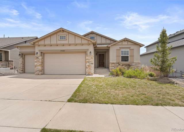 Property at 7031 Thorn Brush Way, Colorado Springs, CO 80923, 4 beds, 3 baths