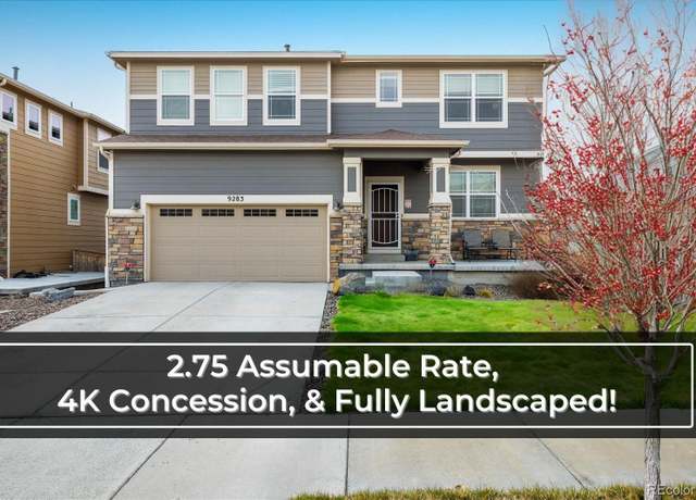 Property at 9283 Sedalia St, Commerce City, CO 80022, 4 beds, 3 baths