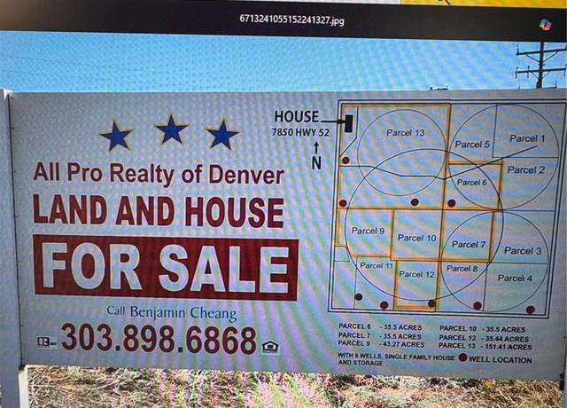 Property at parcel 7 Highway 52 St, Wiggins, CO 80654