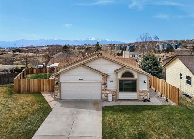 Property at 4530 Cutting Horse Pl, Colorado Springs, CO 80922, 3 beds, 2 baths