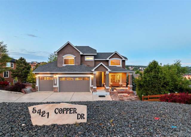 Property at 5421 Copper Dr, Colorado Springs, CO 80918, 5 beds, 4 baths