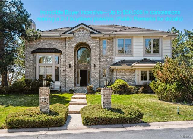 Property at 72 Falcon Hills Dr, Highlands Ranch, CO 80126, 5 beds, 5 baths