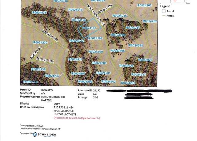 Property at Lot 4178 Hard Hickory Trl, Hartsel, CO 80449