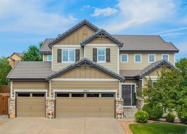Property at 11963 S Black Horn Cir, Parker, CO 80134, 4 beds, 4 baths