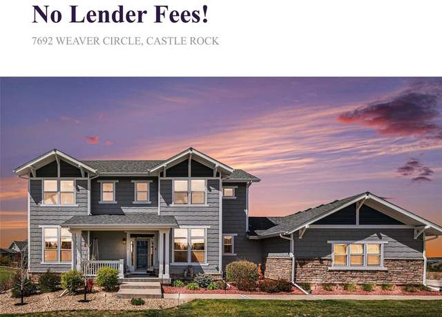 Property at 7692 Weaver Cir, Castle Rock, CO 80104, 4 beds, 5 baths