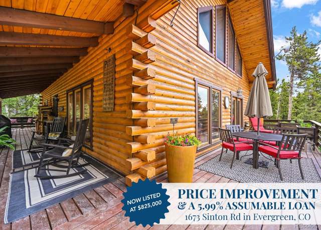 Property at 1673 Sinton Rd, Evergreen, CO 80439, 4 beds, 3 baths