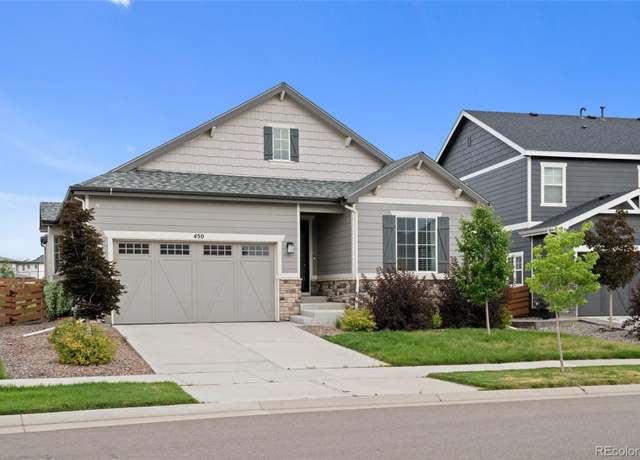 Property at 450 Pikes View Dr, Erie, CO 80516, 5 beds, 3 baths