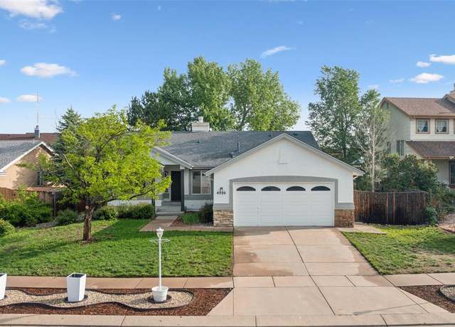 Property at 4530 Star Ridge Dr, Colorado Springs, CO 80916, 3 beds, 2 baths