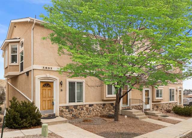 Property at 1431 Madison Ridge Hts Unit D, Colorado Springs, CO 80904, 2 beds, 2 baths