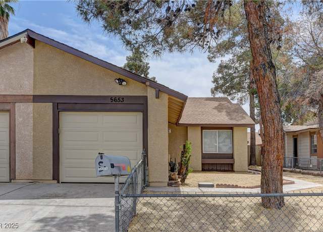 Property at 5653 White Cap St, Las Vegas, NV 89110, 2 beds, 1 bath