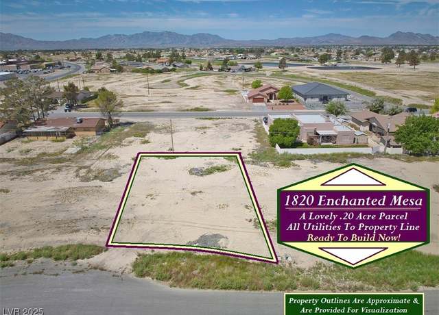 Property at 1820 S Enchanted Mesa St, Pahrump, NV 89048