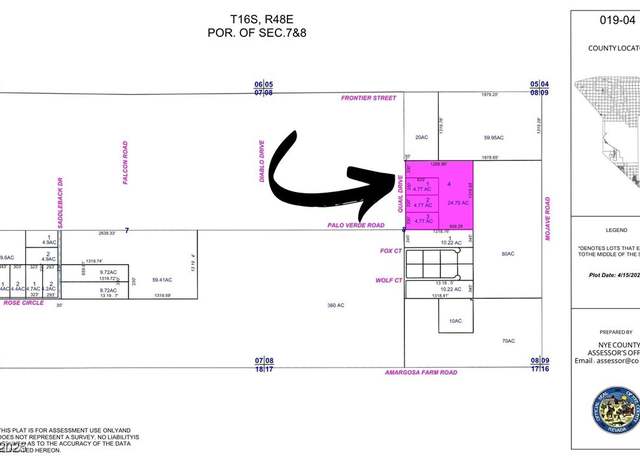 Property at 2721 N Quail Dr, Amargosa Valley, NV 89020