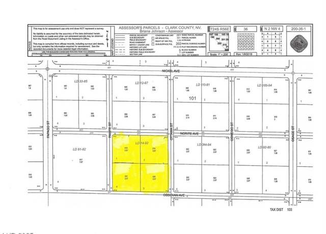 Property at Obsidian Ave, Sandy Valley, NV 89019