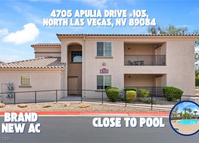 Property at 4705 Apulia Dr #103, North Las Vegas, NV 89084, 1 bed, 1 bath