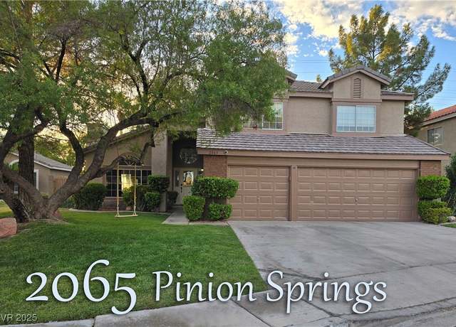 Property at 2065 Pinion Springs Dr, Henderson, NV 89074, 5 beds, 3 baths