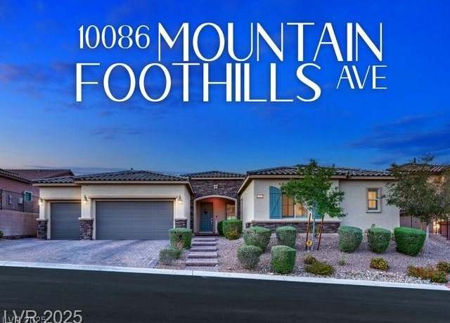 Property at 10086 Mountain Foothills Ave, Las Vegas, NV 89149, 4 beds, 3.5 baths