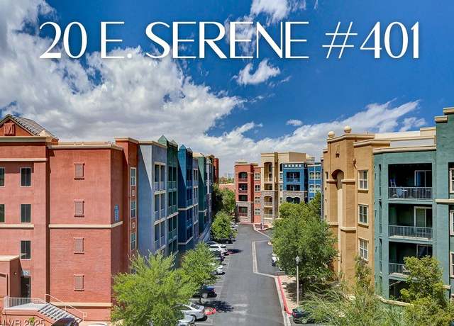 Property at 20 E Serene Ave #401, Las Vegas, NV 89123, 2 beds, 2 baths