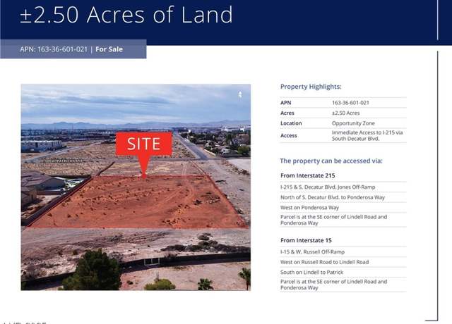 Property at S Lindell Rd, Las Vegas, NV 89118