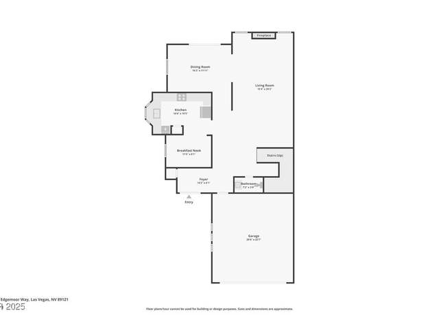 Property at 3933 Edgemoor Way, Las Vegas, NV 89121, 3 beds, 2.5 baths