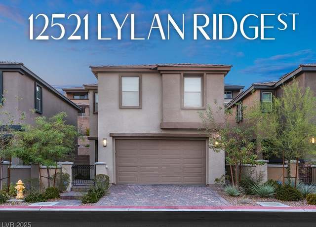 Property at 12521 Lylan Ridge St, Las Vegas, NV 89138, 3 beds, 2.5 baths