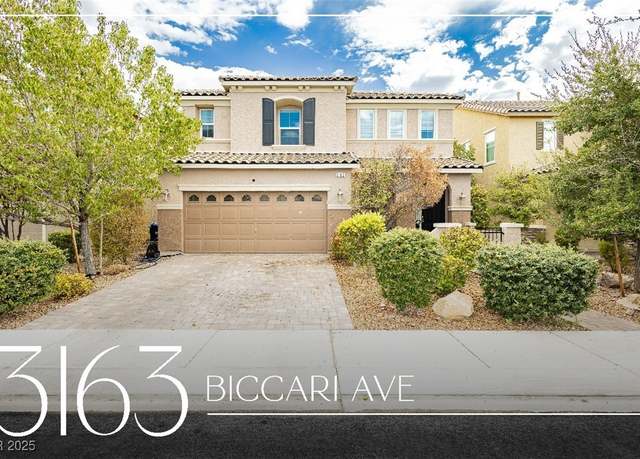 Property at 3163 Biccari Ave, Henderson, NV 89044, 4 beds, 2.5 baths