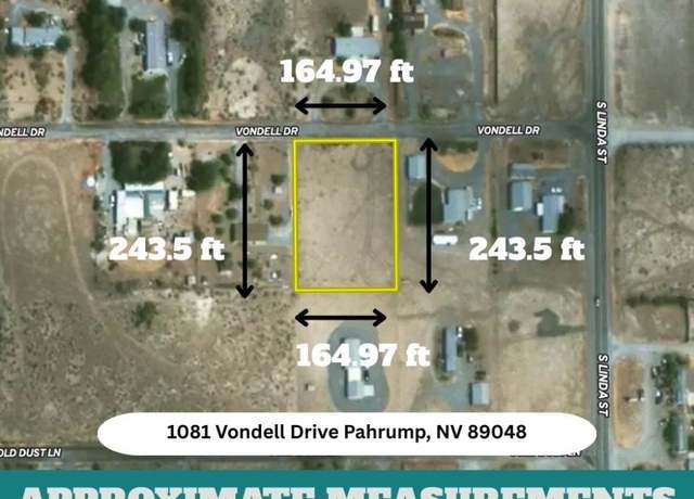 Property at 1081 Vondell Dr, Pahrump, NV 89048
