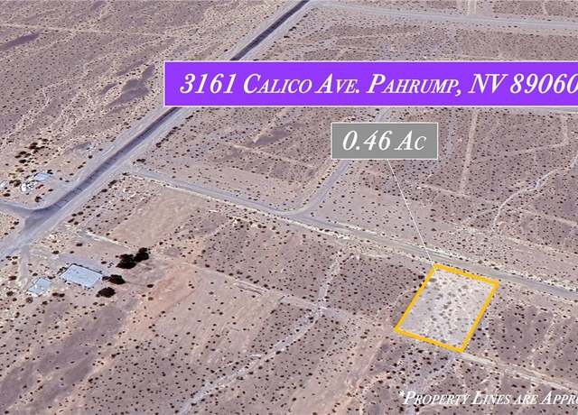 Property at 3161 N Calico Ave, Pahrump, NV 89060