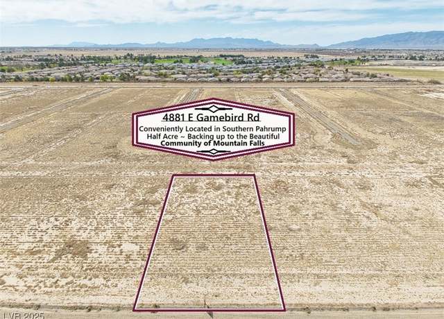 Property at 4881 E Gamebird Rd, Pahrump, NV 89048