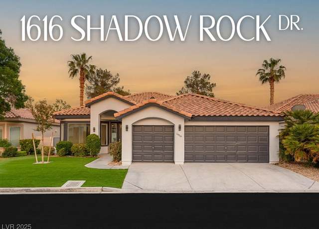 Property at 1616 Shadow Rock Dr, Las Vegas, NV 89117, 3 beds, 2 baths