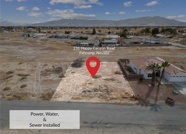Property at 231 Happy Canyon Rd, Pahrump, NV 89048
