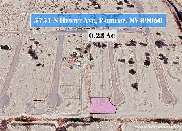 Property at 5751 N Hewitt Ave, Pahrump, NV 89060
