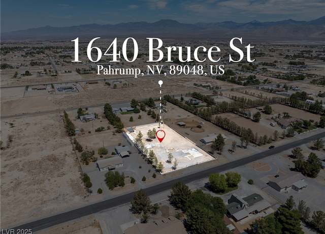 Property at 1640 Bruce St, Pahrump, NV 89048