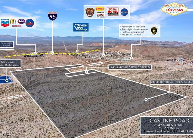 Property at S Gasline Rd, Searchlight, NV 89046