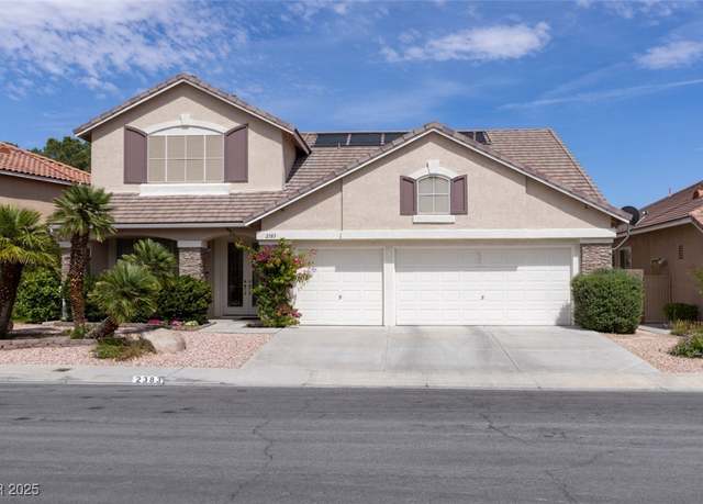 Property at 2383 Thayer Ave, Henderson, NV 89074, 3 beds, 2.5 baths