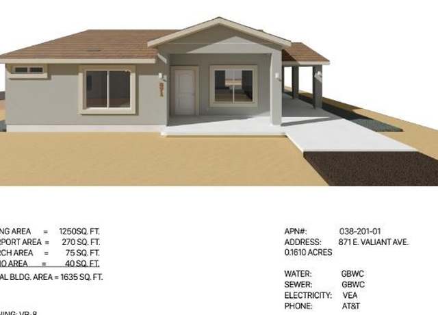 Property at 831 E Valiant Ave, Pahrump, NV 89060, 2 beds, 2.5 baths