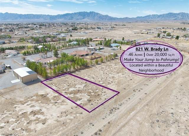 Property at 821 W Brady Ln, Pahrump, NV 89048