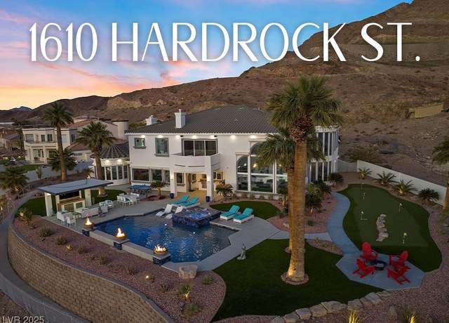 Property at 1610 Hardrock St, Las Vegas, NV 89156, 5 beds, 6 baths
