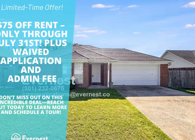 Property at 2340 Krystal Kreek Dr, Conway, AR, 72032, 3 beds, 2 baths, [object Object]