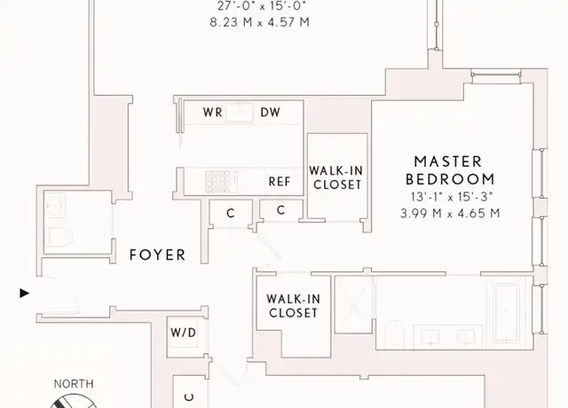 Property at 30 Park Pl Unit 40B, New York, NY, 10007, 2 beds, 2.5 baths, [object Object]