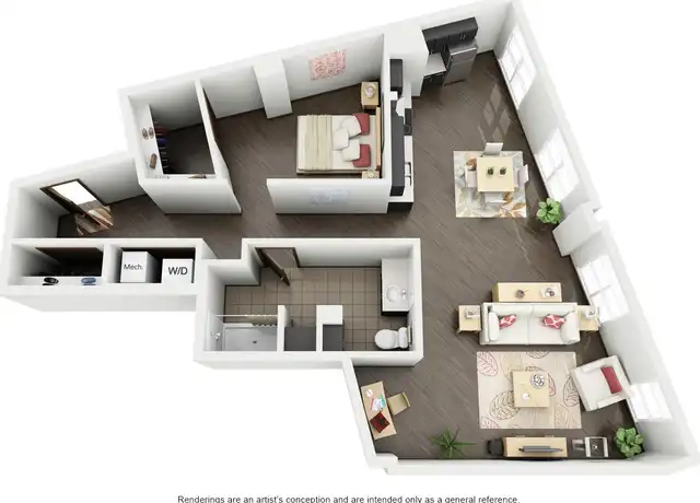 Property at 342 N Water St Unit 511, Milwaukee, WI, 53202, 1 bed, 1 bath, [object Object]