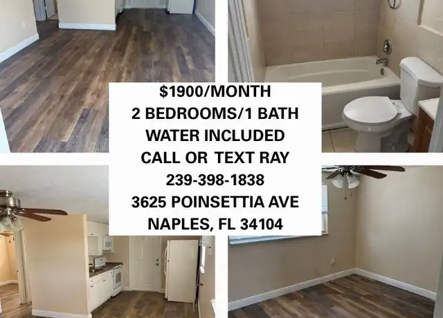 Property at 3625 Poinsettia Ave Unit 3, Naples, FL, 34104, 2 beds, 1 bath, [object Object]