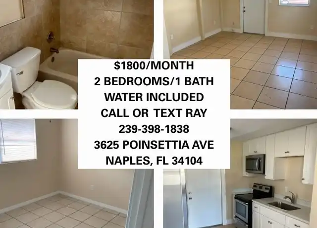Property at 3625 Poinsettia Ave Unit 3, Naples, FL, 34104, 2 beds, 1 bath, [object Object]