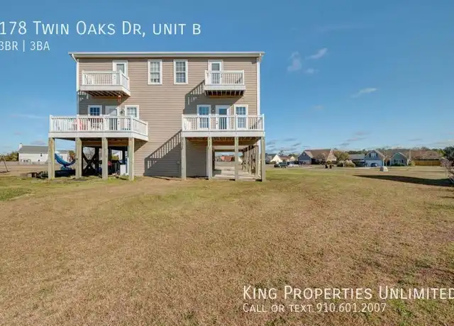 Property at 178 Twin Oaks Dr Unit B, Hampstead, NC, 28443, 3 beds, 2.5 baths, [object Object]