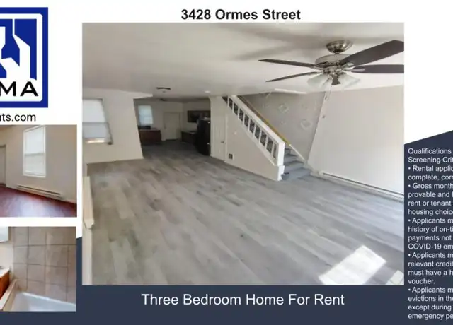 Property at 3428 Ormes St, Philadelphia, PA, 19134, 3 beds, 1 bath, [object Object]