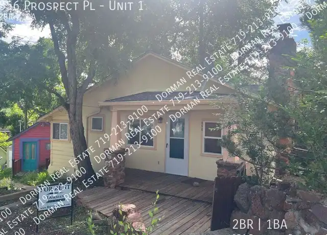 Property at 856 Prospect Pl #1, Manitou Springs, CO, 80829, 2 beds, 1 bath, [object Object]