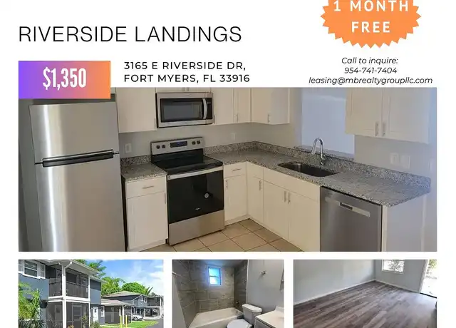 Property at Riverside Landings - 3165 E Riverside Dr, Fort Myers, FL, 33916, 2 beds, 1 bath, [object Object]