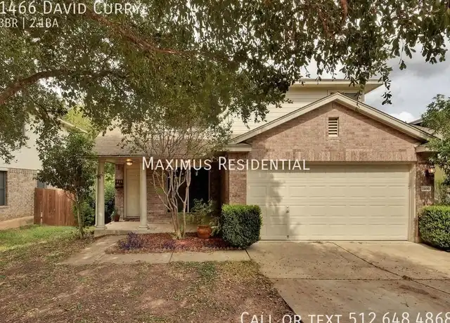 Property at 1466 David Curry Dr, Round Rock, TX, 78664, 3 beds, 2.5 baths, [object Object]