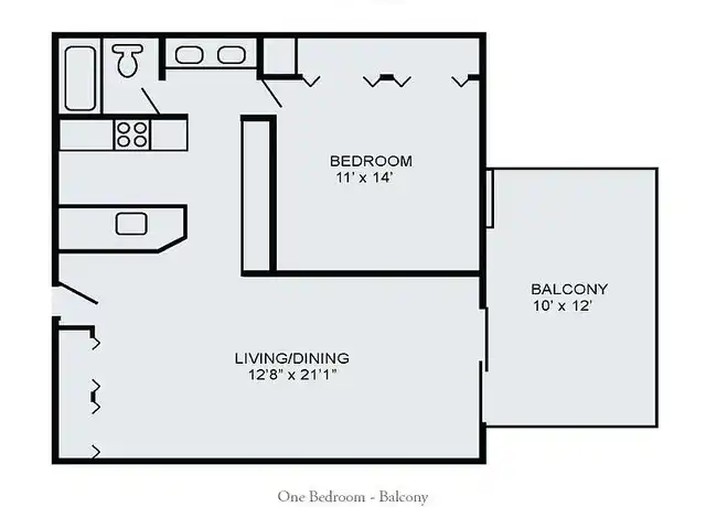 Property at Somerset Apartments - 818 N Logan St, Denver, CO, 80203, 1 bed, 1 bath, [object Object]