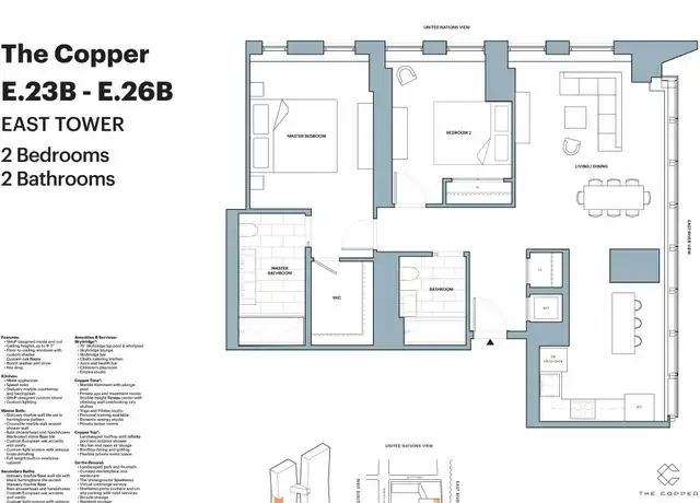 Property at 626 1st Ave Unit E-25B, New York, NY, 10016, 2 beds, 2 baths, [object Object]